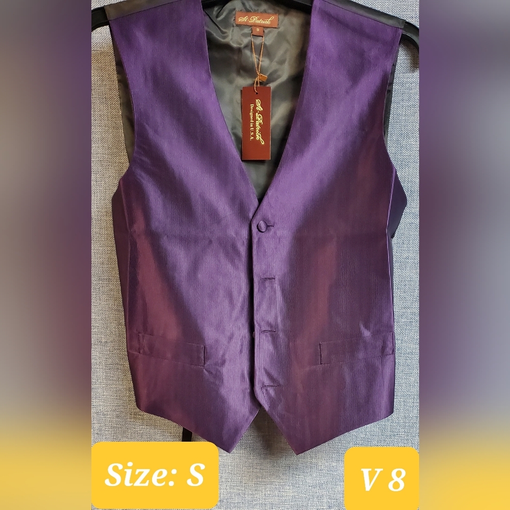 Men's Small Vest - Multiple Colors To Choose From - Brand New - Picture 1 of 7